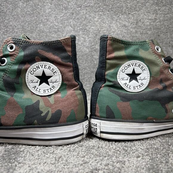 Converse Chuck Taylor All-Star Hi 162875C Mens 9 Womens 11 Camo Rose Patch Shoes main image 7